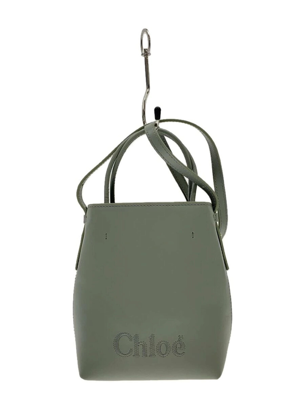 Chloe Tote Bag Leather Green